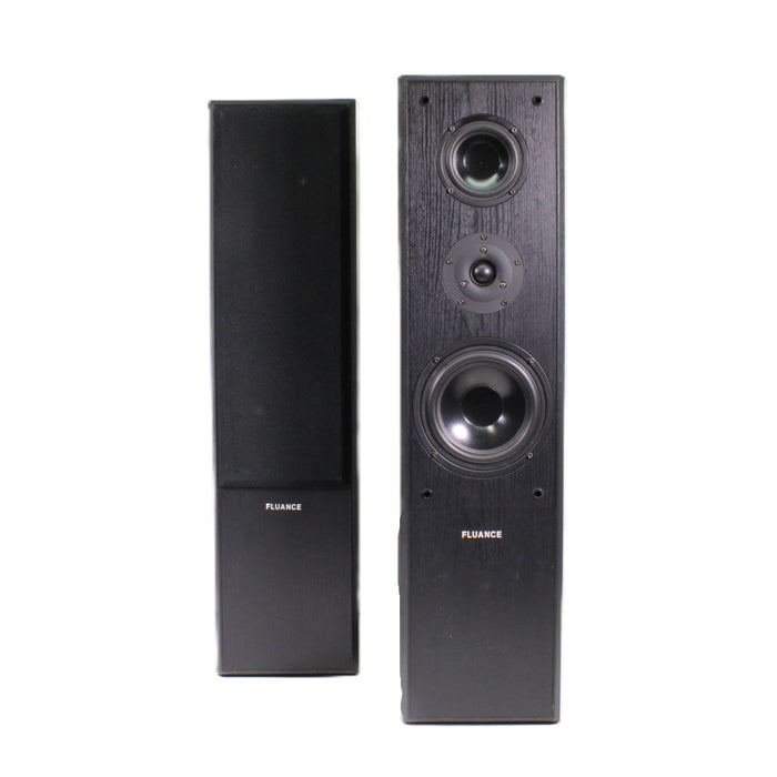 Fluance AVHTB 3-Way Bass Reflex Tower Speaker Pair Home Theater Speakers-Speakers-SpenCertified-vintage-refurbished-electronics