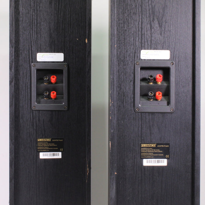 Fluance AVHTB 3-Way Bass Reflex Tower Speaker Pair Home Theater Speakers-Speakers-SpenCertified-vintage-refurbished-electronics