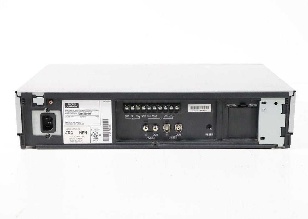 Focus Company ER1280TN 1280 Hour Time Lapse VCR Security Recorder-VCRs-SpenCertified-vintage-refurbished-electronics