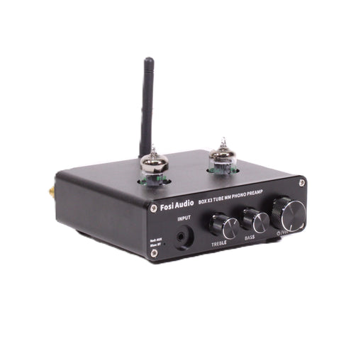 Fosi Audio BOX X3 Tube MM Phono Preamplifier Bluetooth 5.0 with Power Adapter-Audio & Video Receivers-SpenCertified-vintage-refurbished-electronics