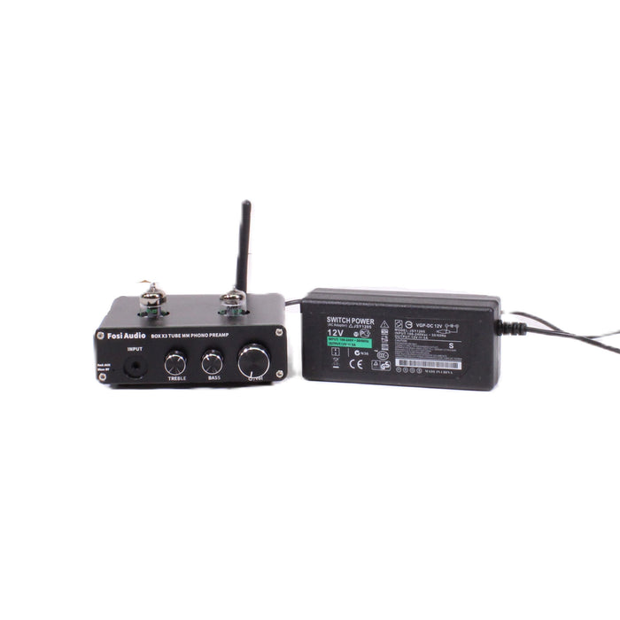 Fosi Audio BOX X3 Tube MM Phono Preamplifier Bluetooth 5.0 with Power Adapter-Audio & Video Receivers-SpenCertified-vintage-refurbished-electronics