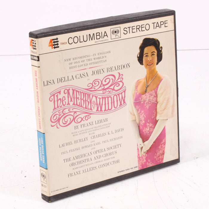 Franz Lehár – The Merry Widow – Lisa Della Casa, John Reardon – Reel to Reel Tape 7" 1/4" 7½ IPS Columbia Stereo Tape-Reel-to-Reel Tape-SpenCertified-vintage-refurbished-electronics