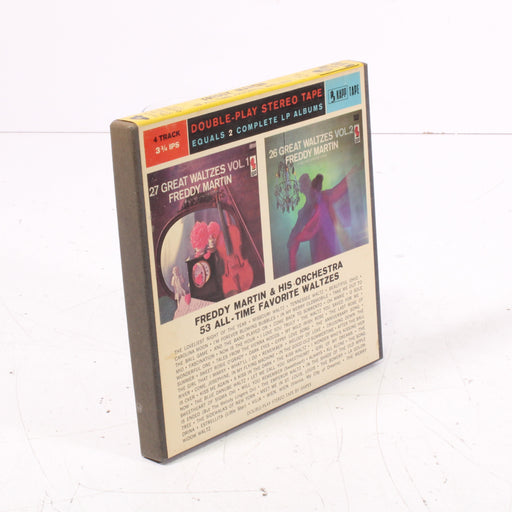 Freddy Martin 53 All-Time Favorite Waltzes Reel to Reel Tape 7" 1/4" 3¾ IPS Double Play Stereo Vintage Ballroom Music-Reel-to-Reel Tape-SpenCertified-vintage-refurbished-electronics