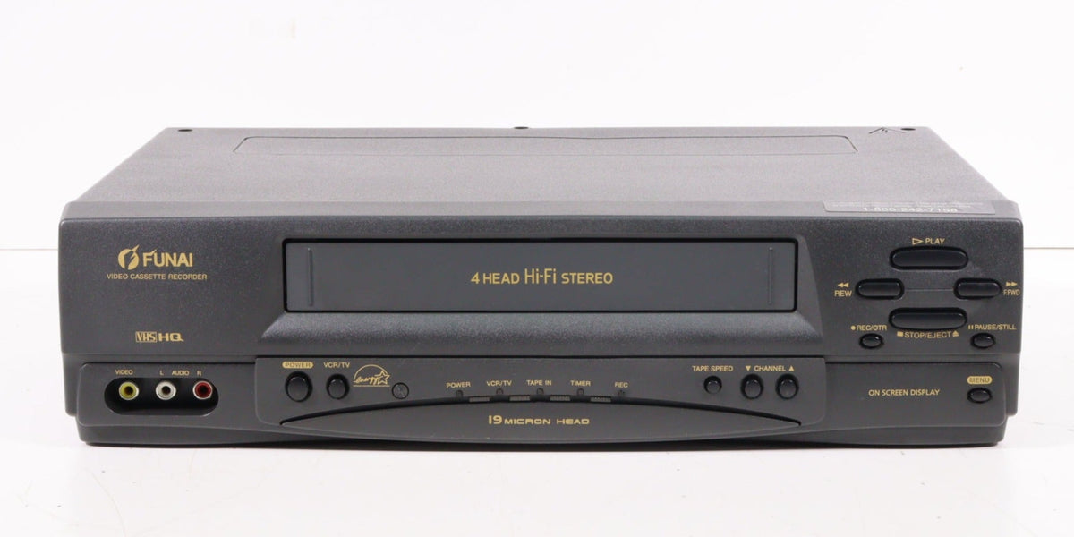 Funai F260LA 4-Head Hi-Fi Stereo VCR Video Cassette Recorder