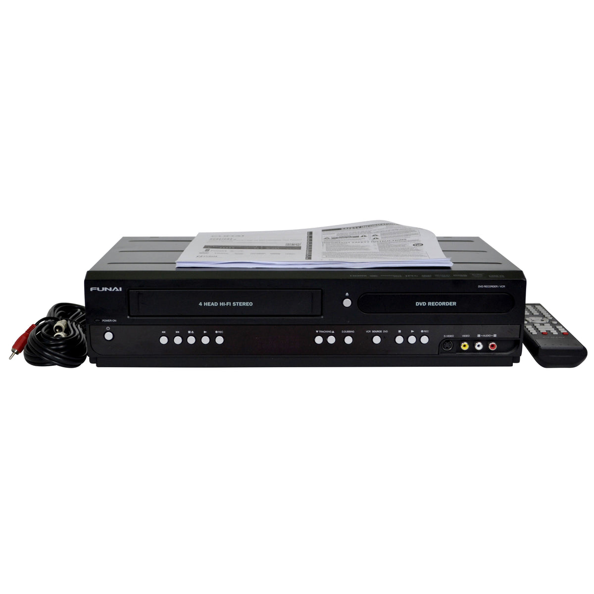 Funai ZV427FX4 VHS DVD Combo Recorder Player Transfer VHS to DVD