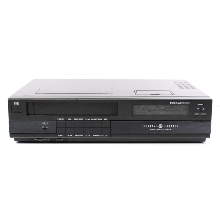 GE General Electric 1VCR6015B 4-Head VCR Video Cassette Recorder (1985)-VCRs-SpenCertified-vintage-refurbished-electronics