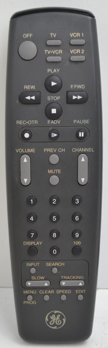 GE General Electric - VCR 1 and 2 / TV Control Center - Remote Control-Remote-SpenCertified-refurbished-vintage-electonics