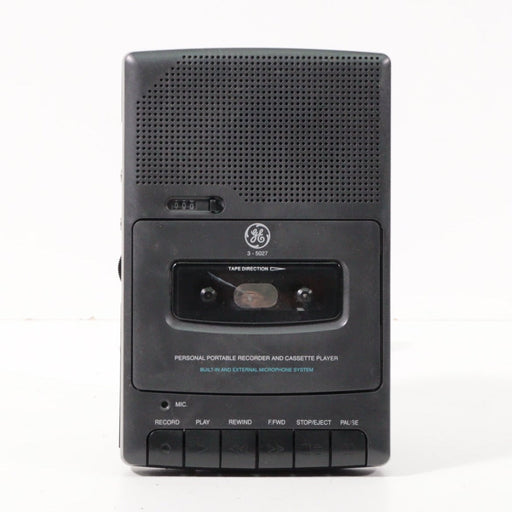 GE General Electric 3-5027 Personal Portable Cassette Recorder and Player-Cassette Players & Recorders-SpenCertified-vintage-refurbished-electronics