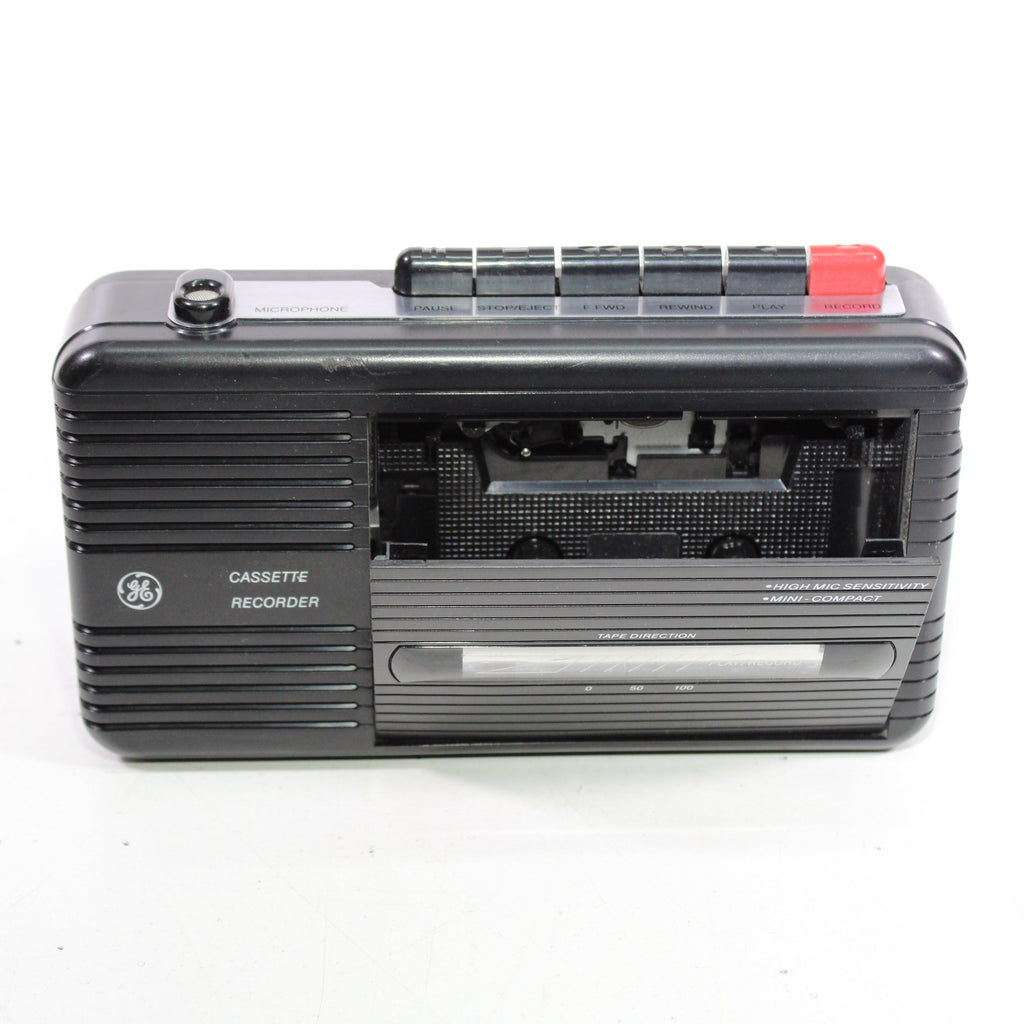 GE General Electric 3-5301A Portable Cassette Recorder High Mic Sensit