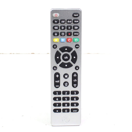 GE General Electric 33709 UltraPro Brushed Silver 4-Device Universal Remote Control-Remote Controls-SpenCertified-vintage-refurbished-electronics