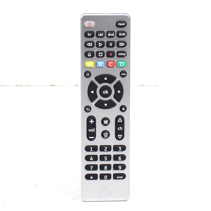 GE General Electric 33709 UltraPro Brushed Silver 4-Device Universal Remote Control-Remote Controls-SpenCertified-vintage-refurbished-electronics