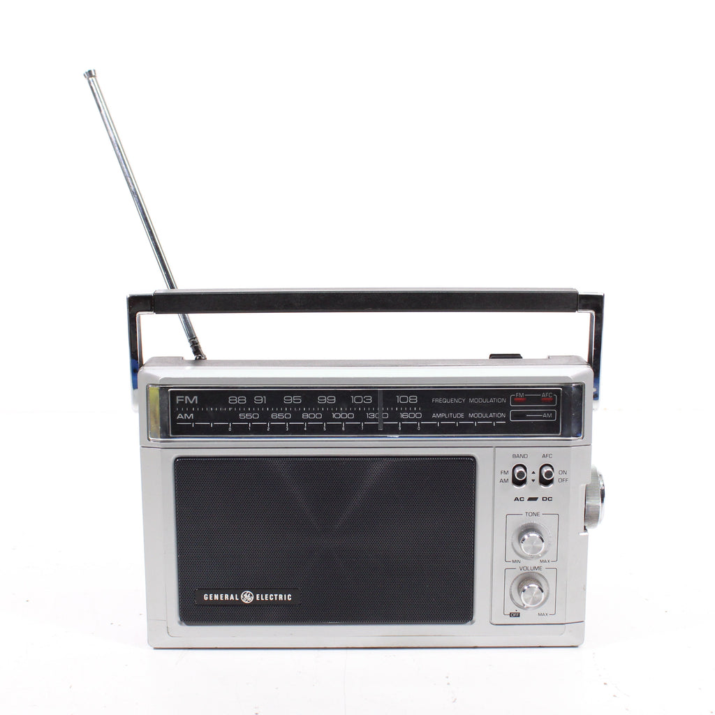GE General Electric 7 2850A Vintage Portable AM FM Radio ge-general-electric-7-2850a-vintage-portable-am-fm-radio