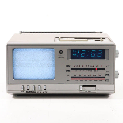 GE General Electric 7-7225A Portable FM AM Clock Radio Television Combo-Radios-SpenCertified-vintage-refurbished-electronics