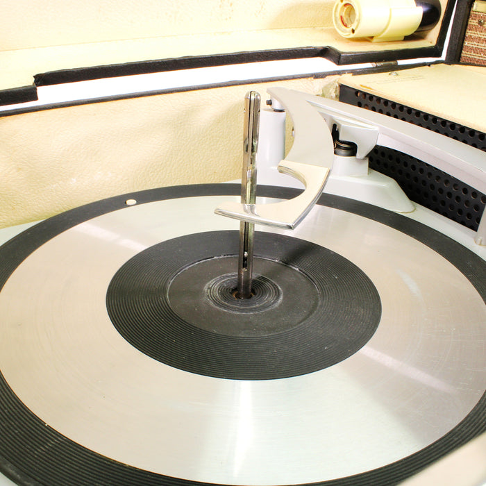 GE General Electric RP-1590A Portable 4-Tube Stereo Phono Amplifier with Record Changer (1962)-Turntables & Record Players-SpenCertified-vintage-refurbished-electronics