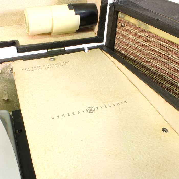 GE General Electric RP-1590A Portable 4-Tube Stereo Phono Amplifier with Record Changer (1962)-Turntables & Record Players-SpenCertified-vintage-refurbished-electronics