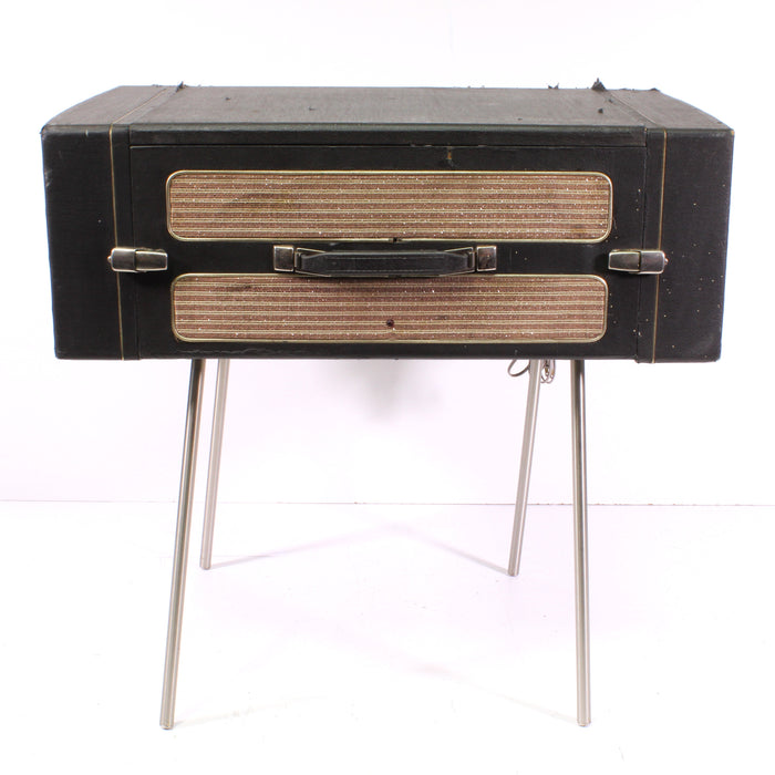 GE General Electric RP-1590A Portable 4-Tube Stereo Phono Amplifier with Record Changer (1962)-Turntables & Record Players-SpenCertified-vintage-refurbished-electronics