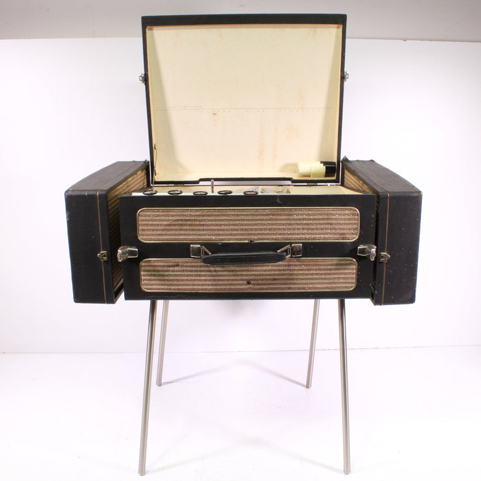 GE General Electric RP-1590A Portable 4-Tube Stereo Phono Amplifier with Record Changer (1962)-Turntables & Record Players-SpenCertified-vintage-refurbished-electronics