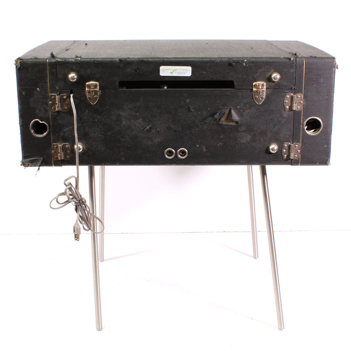 GE General Electric RP-1590A Portable 4-Tube Stereo Phono Amplifier with Record Changer (1962)-Turntables & Record Players-SpenCertified-vintage-refurbished-electronics