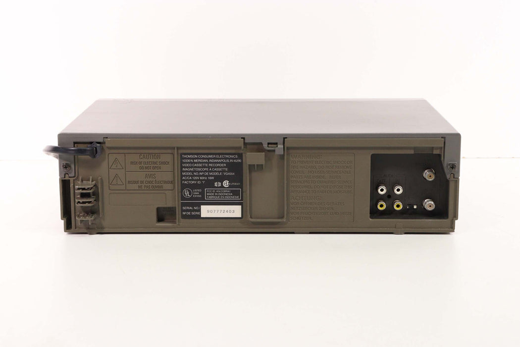GE General Electric - VG4054 - VCR Video Cassette Recorder (No Remote)-VCRs-SpenCertified-vintage-refurbished-electronics