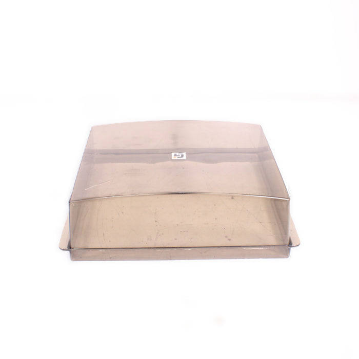 Garrard Turntable Dust Cover Smoked Acrylic Lid with Base Trim-Turntable Accessories-SpenCertified-vintage-refurbished-electronics