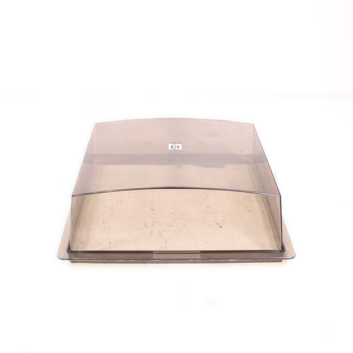 Garrard Turntable Dust Cover Smoked Acrylic Lid with Base Trim-Turntable Accessories-SpenCertified-vintage-refurbished-electronics