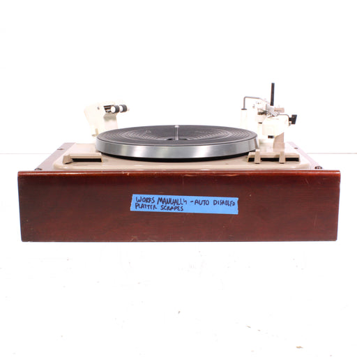 Garrard Type A Vintage Automatic Idler-Drive Turntable Heavy Wood Base (AS IS) (1959)-Turntables & Record Players-SpenCertified-vintage-refurbished-electronics