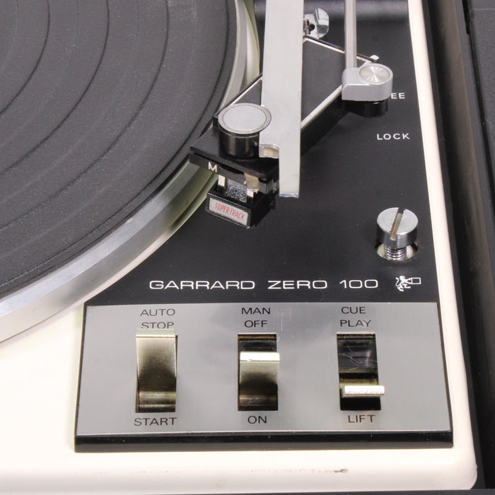 Garrard Zero 100 Automatic Turntable Record Changer Wood Base-Turntables & Record Players-SpenCertified-vintage-refurbished-electronics