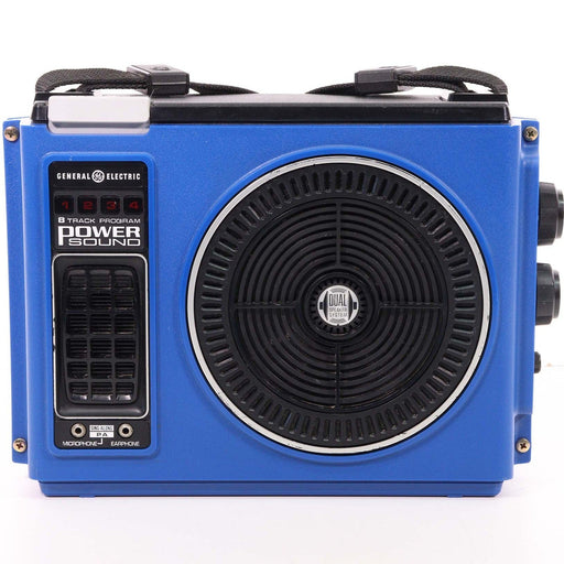 General Electric 8-Track Program Power Sound-Electronics-SpenCertified-Blue-vintage-refurbished-electronics
