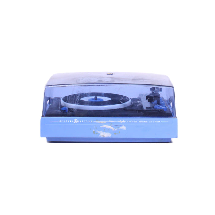 General Electric P330A Blue Portable 45 RPM Record Player with Matching Speaker-Turntables & Record Players-SpenCertified-vintage-refurbished-electronics