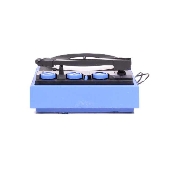 General Electric P330A Blue Portable 45 RPM Record Player with Matching Speaker-Turntables & Record Players-SpenCertified-vintage-refurbished-electronics