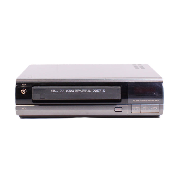 General Electric VG2003 VHS VCR Video Cassette Recorder (1990)-VCRs-SpenCertified-vintage-refurbished-electronics