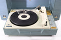 General Electric Wildcat Stereo Solid State Turntable System Blue Teal