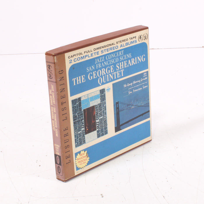 George Shearing Quintet – Jazz Concert: San Francisco Scene Reel to Reel Tape 7" 1/4" 7½ IPS Capitol Records-Reel-to-Reel Tape-SpenCertified-vintage-refurbished-electronics