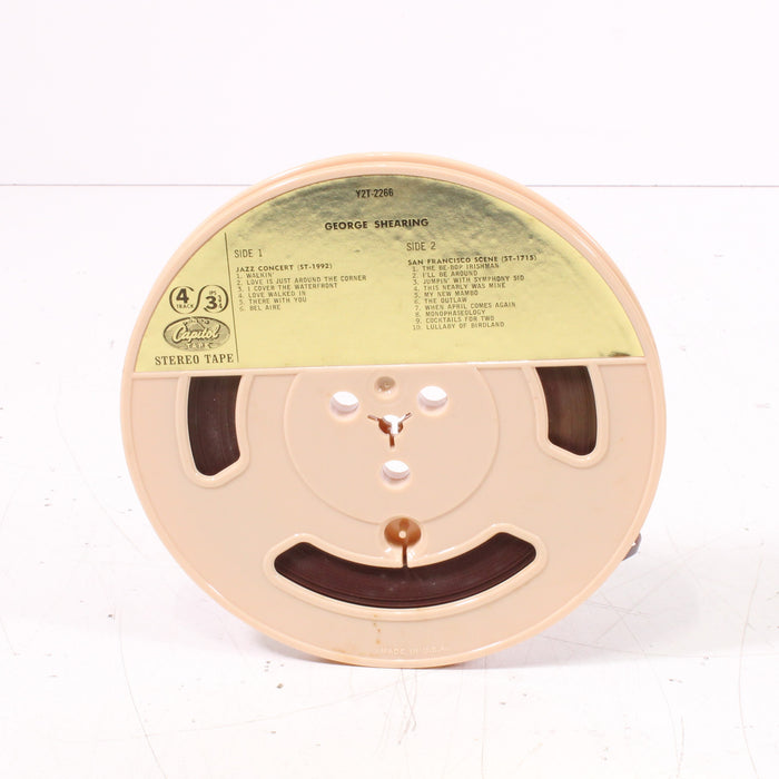 George Shearing Quintet – Jazz Concert: San Francisco Scene Reel to Reel Tape 7" 1/4" 7½ IPS Capitol Records-Reel-to-Reel Tape-SpenCertified-vintage-refurbished-electronics