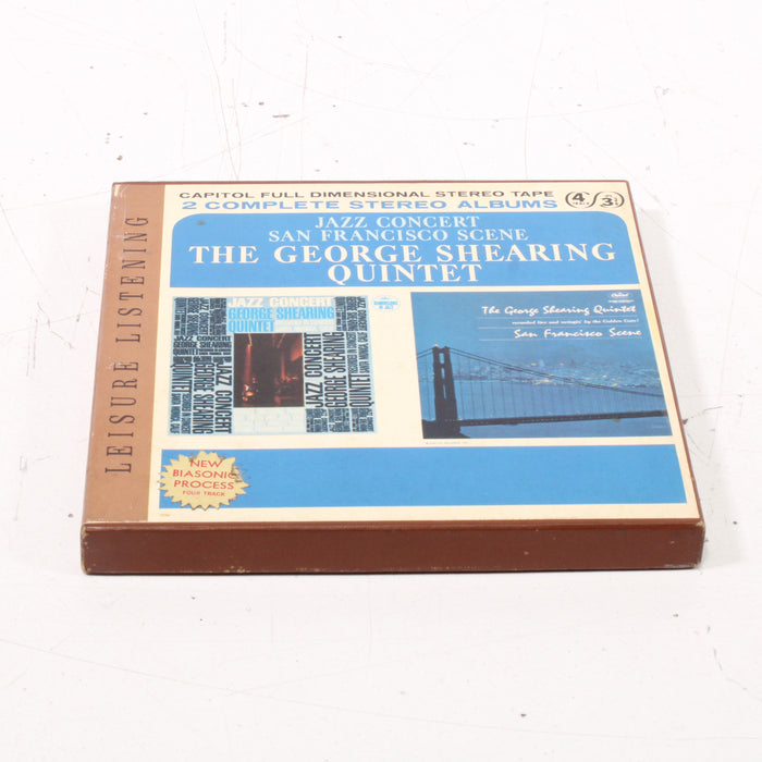 George Shearing Quintet – Jazz Concert: San Francisco Scene Reel to Reel Tape 7" 1/4" 7½ IPS Capitol Records-Reel-to-Reel Tape-SpenCertified-vintage-refurbished-electronics