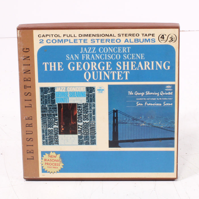 George Shearing Quintet – Jazz Concert: San Francisco Scene Reel to Reel Tape 7" 1/4" 7½ IPS Capitol Records-Reel-to-Reel Tape-SpenCertified-vintage-refurbished-electronics