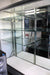 Glass Display Cabinet Multimedia Storage Center 4 Shelves 2 Doors LED Light & Lock-Display Cabinet-SpenCertified-vintage-refurbished-electronics