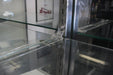 Glass Display Cabinet Multimedia Storage Center 4 Shelves 2 Doors LED Light & Lock-Display Cabinet-SpenCertified-vintage-refurbished-electronics