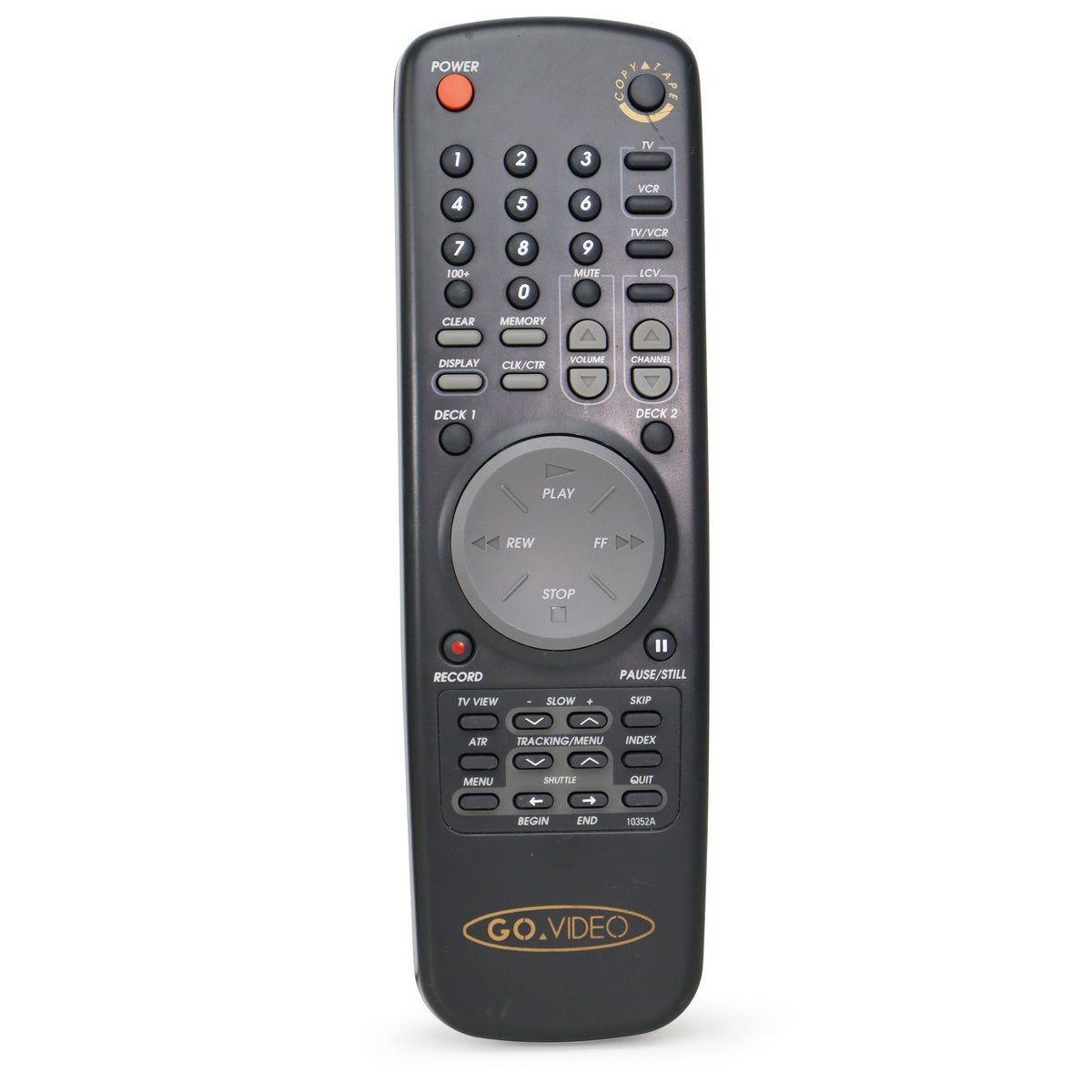 GoVideo 633-108 Remote Control for Dual Deck VCR DDV9100 and More ...