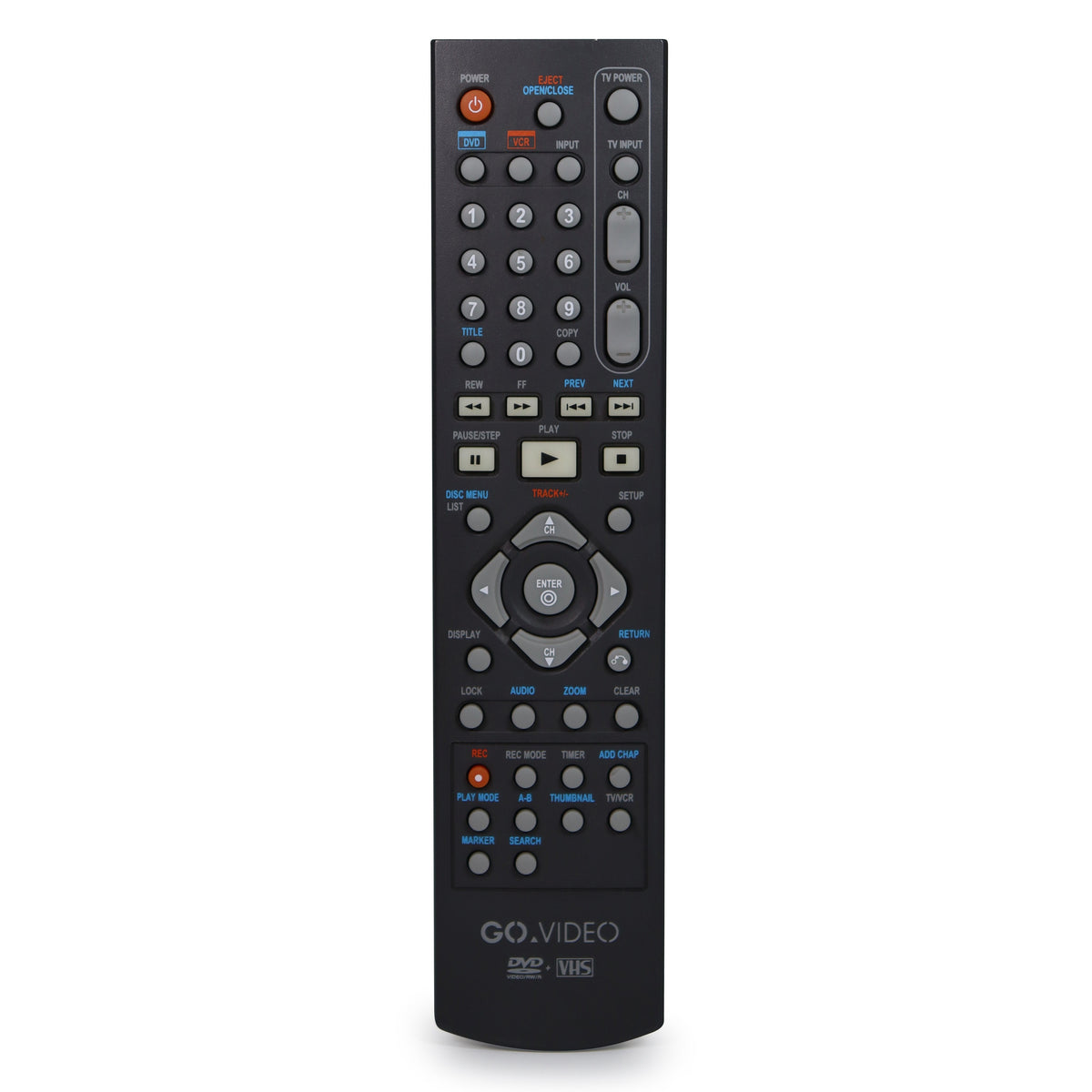 Vocopro Remote Control GoVideo 6870R1688AA Remote Control for DVD VCR Dual Recorder Player VR ...