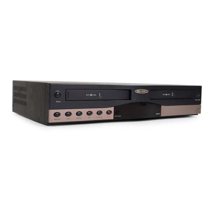 GoVideo DDV9550 Dual Deck VHS Player-Electronics-SpenCertified-refurbished-vintage-electonics