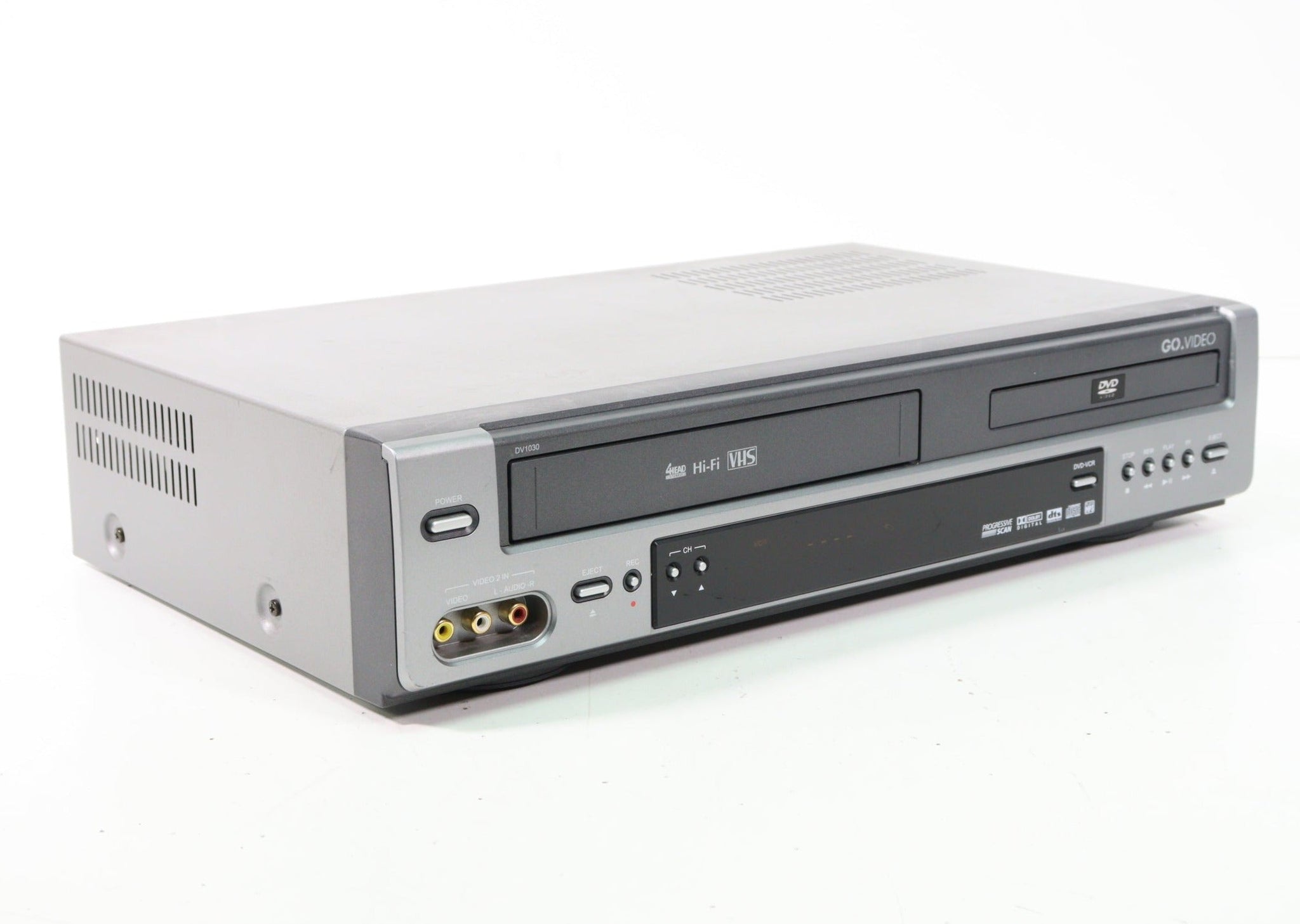 GoVideo DV1030 DVD VHS Combo Player with 4-Head Hi-Fi VCR