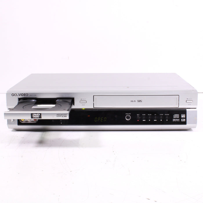 GoVideo DV1130 DVD VCR Combo Player with Progressive Scan (2003)-VCRs-SpenCertified-vintage-refurbished-electronics