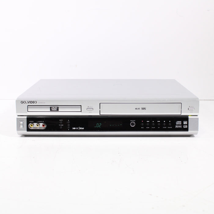 GoVideo DVR4100 DVD VCR Combo Player Sonic Blue (2002)-VCRs-SpenCertified-vintage-refurbished-electronics