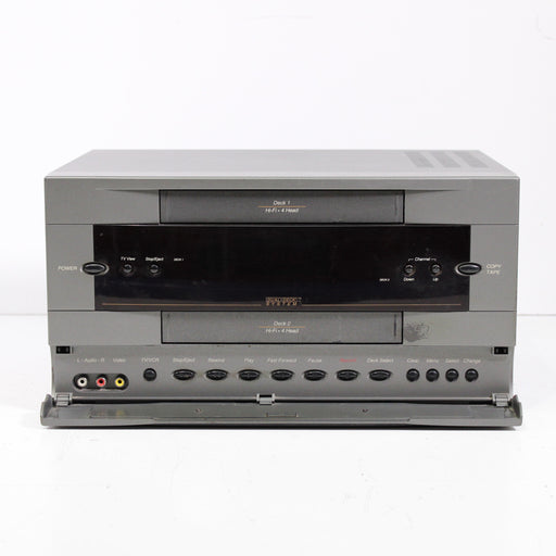 GoVideo GV-6060/6600/6650 Dual Deck VCR VHS Player Recorder 4-Head Hi-Fi System-VCRs-SpenCertified-vintage-refurbished-electronics