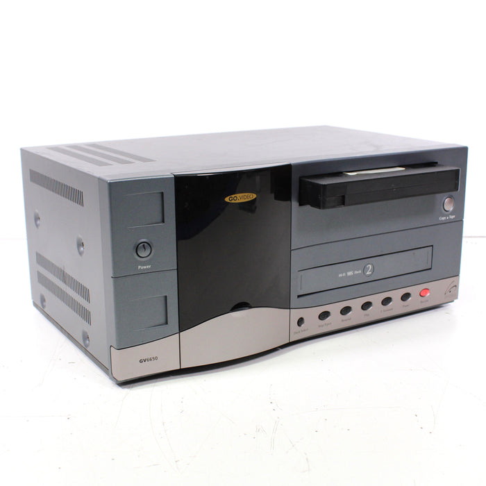 GoVideo GV-6650 Dual Deck VCR VHS Player Recorder 4-Head Hi-Fi System-VCRs-SpenCertified-vintage-refurbished-electronics