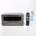 GoVideo GV6010 Dual Deck VCR VHS Player Recorder Picture-Perfect Copies with Original Box (New)