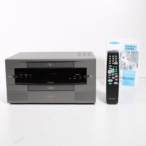 GoVideo GV6010 Dual Deck VCR VHS Player Recorder Picture-Perfect Copies with Original Box-VCRs-SpenCertified-vintage-refurbished-electronics