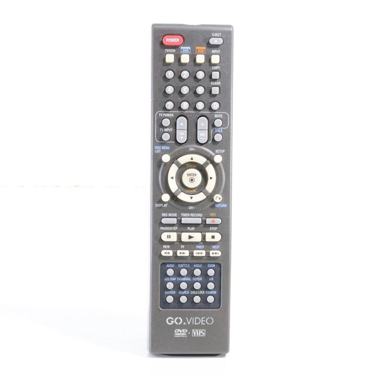 GoVideo N163B Remote Control for DVD VCR VR3845 and More — SpenCertified