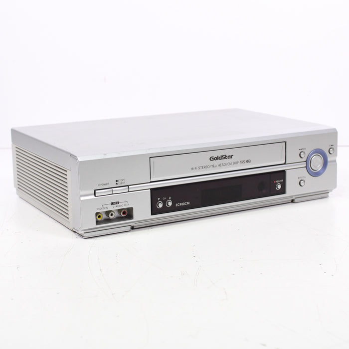 GoldStar EC980CM 4-Head Hi-Fi Stereo VCR VHS Player Commercial Skip-VCRs-SpenCertified-vintage-refurbished-electronics